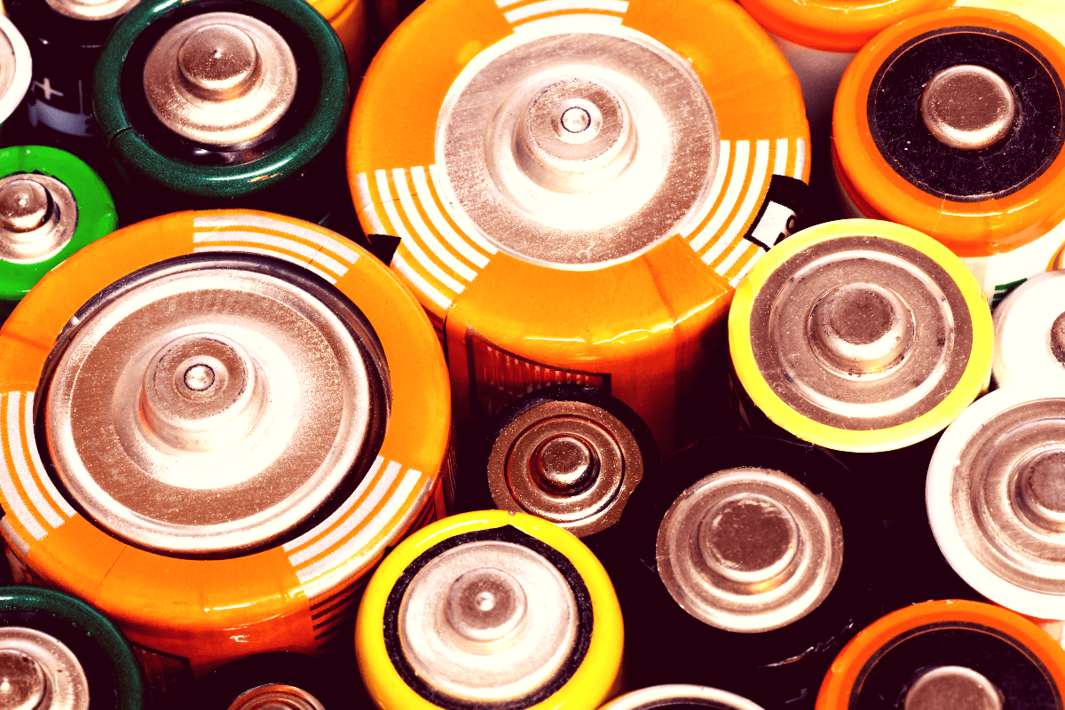 assorted batteries